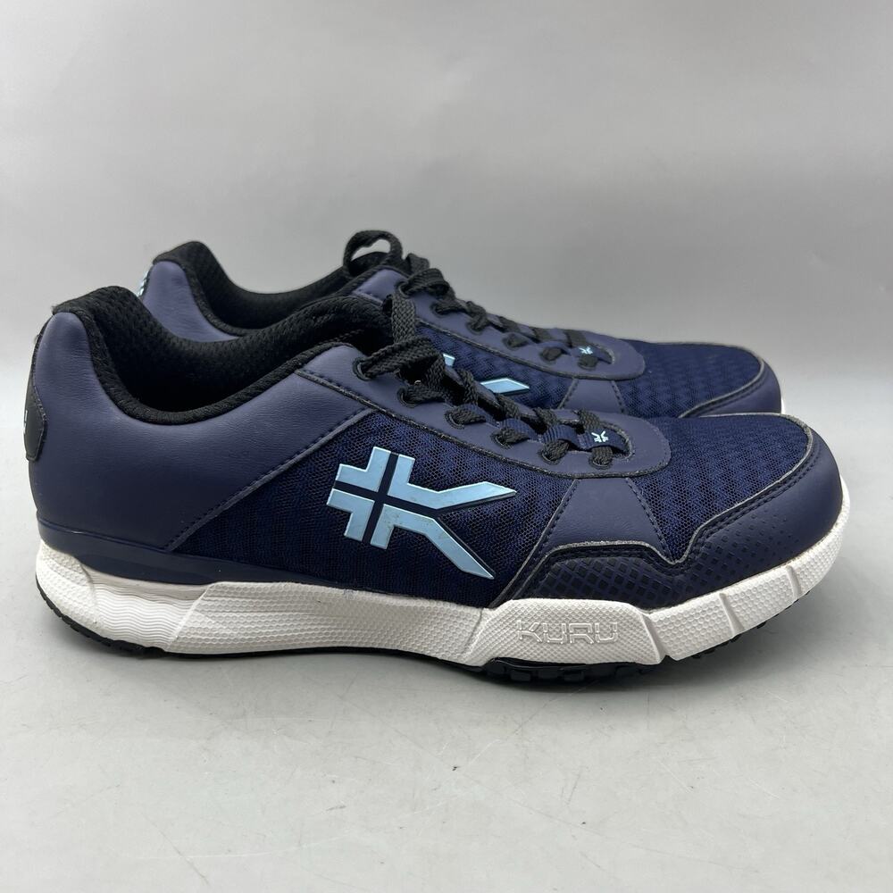 KURU Quantum 2 Walking Shoes Women Size 9 Blue Mesh Comfort Cushion Low Sneakers